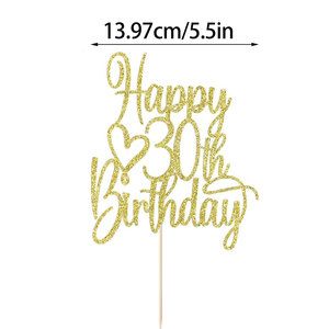 Glitter Happy <strong>18th</strong> <strong>Birthday</strong> Cake Topper Cheers to 18 Years <strong>Birthday</strong> <strong>Party</strong> <strong>Decorations</strong> for <strong>Birthday</strong> Anniversary <strong>Party</strong> Supplies - Product Image 6