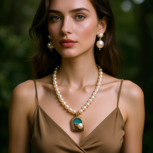 Colliers de perles CBBA-1423, accessoire élégant et luxueux pour femmes - Product Image 3