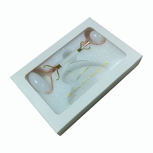 Juego de Gua Sha de <b>Jade</b> Blanco Natural con Rodillo Masajeador y Caja de Regalo - Product Image 3