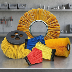 Brosse de balayage routière durable pour véhicules de voirie, entretien des autoroutes et applications de nettoyage des rues urbaines - Product Image 3