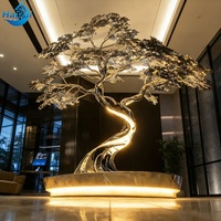 Conception et personnalisation gratuites de statues et sculptures modernes en acier inoxydable pour la décoration intérieure