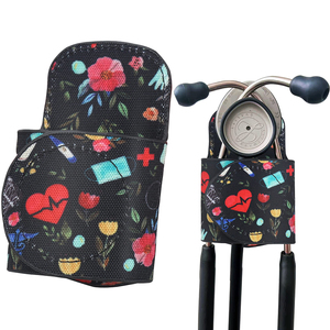 Étui de stéthoscope <span class=keywords><strong>portable</strong></span> en cuir personnalisé et durable avec clip pour <span class=keywords><strong>ceinture</strong></span> de <span class=keywords><strong>ceinture</strong></span>, étui de transport protecteur - Product Image 1