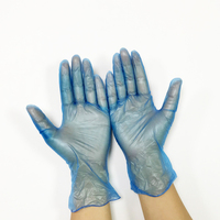 Boîte de 100 gants en vinyle sans poudre, sans latex, jetables, pour le nettoyage et la manipulation des aliments