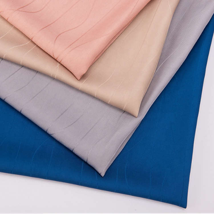 137gsm Recycling Fabric 100% Acetate Fabric With Striped Jacquard for Pants/Dress