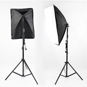 Juego de softbox de 50x70cm con trípode de 2m Kit de iluminación de caja suave de iluminación de estudio de fotografía profesional - Product Image 6