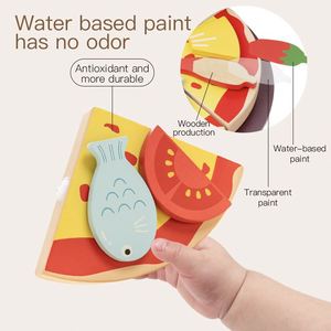Juego de juguetes para hacer pizza, juguetes de cocina para cortar, juego de simulación, regalo de cumpleaños para niños y niñas - Product Image 3