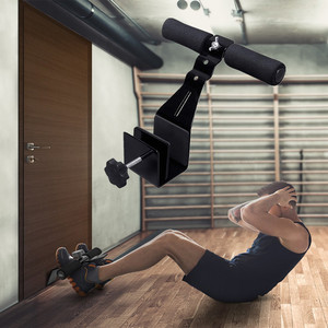 SANFAN peralatan olahraga portabel Ab untuk pintu ikal Nordik Bar latihan Sit-up Ab latihan Nordic Hamstring tali keriting - Product Image 2