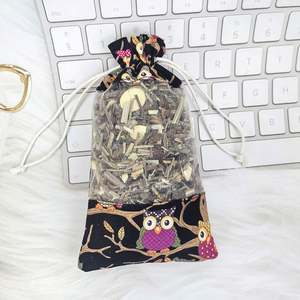 Semi-Open Window Cotton Pouch Sachet Portable Chinese Herbal Wormwood Aromatherapy Mosquito Repellent Herb <b>Bag</b> with Stickers - Product Image 5