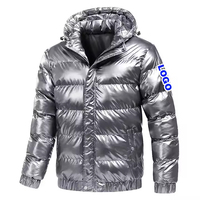 Manteau long matelassé en duvet pour homme, grande taille, en laine, personnalisé, pour l'extérieur