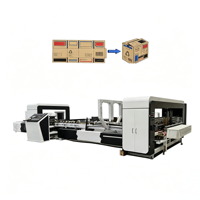 Machine à coller les cartons, machine à coller automatiquement les boîtes en carton ondulé pour carton ondulé à 3/5/7 couches