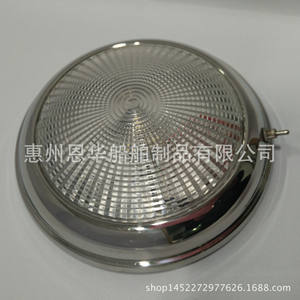 Plafonniers LED dôme blanc chaud 12VDC/3.1W certifiés CE pour véhicules automobiles et marins avec charnière en laiton en plastique - Product Image 3