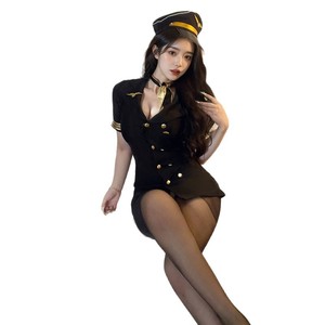 Costume de cosplay uniforme de police Lemon Story, coupe ajustée, sexy, ensemble de performance 8122, costume fantaisie pour femmes - Product Image 5
