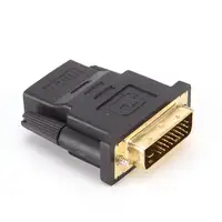 DVI-D 24 + 1 Dual Link Male Naar HD-MI Vrouwelijke Adapter Converter Connector Voor Pc PS3 Projector Tv Box