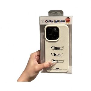 Étui de téléphone portable en cuir à motif Teckel pour iPhone 11 12 13Pro 14 15Plus 16 17 Nouveau Promax, avec support de téléphone en TPU inclus - Product Image 5