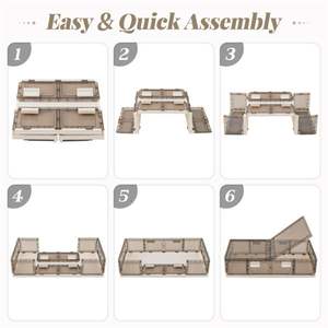 2 armoires de rangement sous lit de haute qualité avec roulettes - Product Image 4