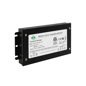 UL ETL FCC UL Class2 24vdc امدادات الطاقة 30 w 60 80 96 واط ac 110v الجهد المستمر 010v عكس الضوء المتكاملة tridonic سائق