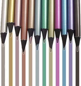 Crayons de couleur en bois noir et métal de haute qualité, personnalisés, pour enfants - Product Image 1