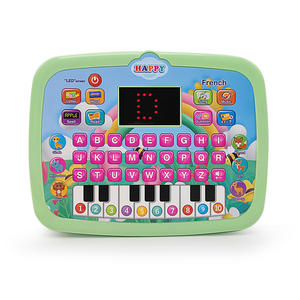 Máquinas de aprendizaje de punto de pantalla LED francesa letras educativas palabras almohadillas de aprendizaje niños aprendizaje tableta chico tabletas para niños - Product Image 5