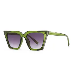 Wholesale Hot Sale Beautiful Cat Eye Sun Glasses Women Plastic Leopoad Elegant Style Vintage Sunglasses