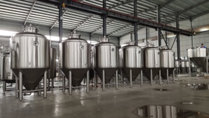 Craff1000l крафтовые ферментеры из нержавеющей стали для пива с охлажденной оболочкой, конический ферментационный резервуар <span class=keywords><strong>3</strong></span> бар - Product Image 5