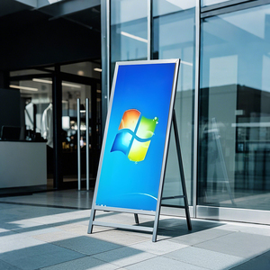Kiosque d'affichage publicitaire LED portable écran <span class=keywords><strong>tactile</strong></span> <span class=keywords><strong>43</strong></span> <span class=keywords><strong>pouces</strong></span> taille du panneau pas USB texte d'alimentation pour magasin de détail - Product Image 6