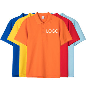 230 Gsm Heavyweight Short Sleeve Business Polo Shirt Custom Logo Summer Workwear