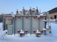 Transformateur immergé dans l'huile SZ20-10000/35 triphasé 50Hz à enroulement en cuivre, norme IEC60076, trois enroulements, refroidissement ONAN pour