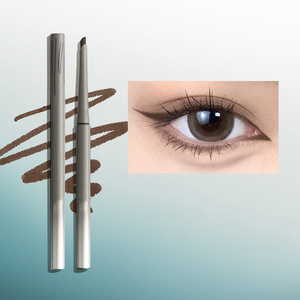 Matita Eyeliner <span class=keywords><strong>in</strong></span> Gel con Punta a Lama, Impermeabile, Liscia, Marrone - Product Image 5
