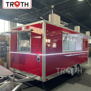 Camion de restauration mobile Truth Mobile entièrement équipé avec cuisine complète, remorque de cuisine mobile, remorque de boulangerie à pizza, chariot de restauration mobile - Product Image 2
