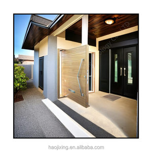 Nouvelle <span class=keywords><strong>porte</strong></span> <span class=keywords><strong>d</strong></span>'entrée principale en bois composite en acier américain et aluminium personnalisée - Product Image 4