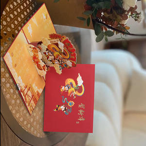 Groothandel Diy Hoge Kwaliteit High-End Bruiloft Verjaardag Kerst Handgemaakte Custom Nieuwjaar Wenskaarten - Product Image 3