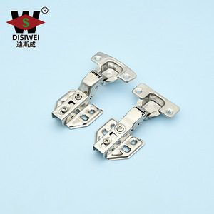 Charnières hydrauliques en acier inoxydable Disiwei, charnières de meuble à amortisseur, charnières à clapet pour portes - Product Image 2