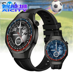 Montre connectée pour homme Sponsor AM34 avec cadran sphérique, étanche 3ATM, écran tactile, idéale pour les sports de ballon - Product Image 1