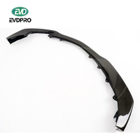 Para Mitsubishi Lancer Evolution Evo 9 2006-2007 Ralliart estilo fibra de carbono labio frontal