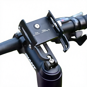 Support de vélo rotatif à 360 degrés, réglable en longueur, en aluminium, pour guidon de vélo, support de téléphone portable durable et léger à clipser pour l'extérieur - Product Image 6