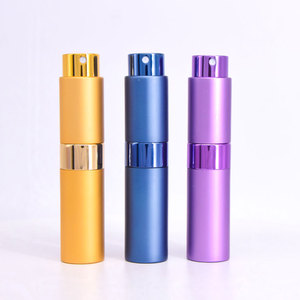 Parfum Perfume Bottle Perfume Atomizer 20ml 5Ml 8Ml 10Ml 15Ml 20Ml Travel Parfum Patent Refillable Atomiser Refills Spray Perfume Glass Bottle Aluminum Twist Up Atomizer