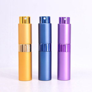 Atomizer 20ml 5Ml 8Ml 10Ml 15Ml 20Ml Travel Parfum Patent Refillable Atomiser Refills Spray Perfume Glass Bottle Aluminum Twist Up Atomizer