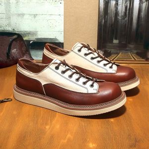 New Men's Genuine Leather High End Casual <b>Shoes</b> Full Grain Cowhide Party <b>Shoes</b> High Quality Custom Wholesale <b>Height</b> <b>Increasing</b> - Product Image 4