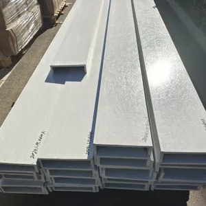 Fiberglass FRP channel custom production A variety of existing sizes can be selected Color can be customized