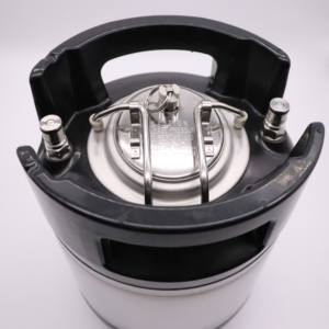 برميل بيرة 19 لتر، برميل كورنيلوس هوم بريو، برميل قهوة نيترو بمقبض فولاذي، برميل كروي بارد بمقفل، موزع البيرة كينيجر - Product Image 3