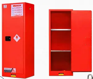 22 GAL Wholesale laboratory equipment Fireproof cabinet for storage of flammable liquids with ventilation system