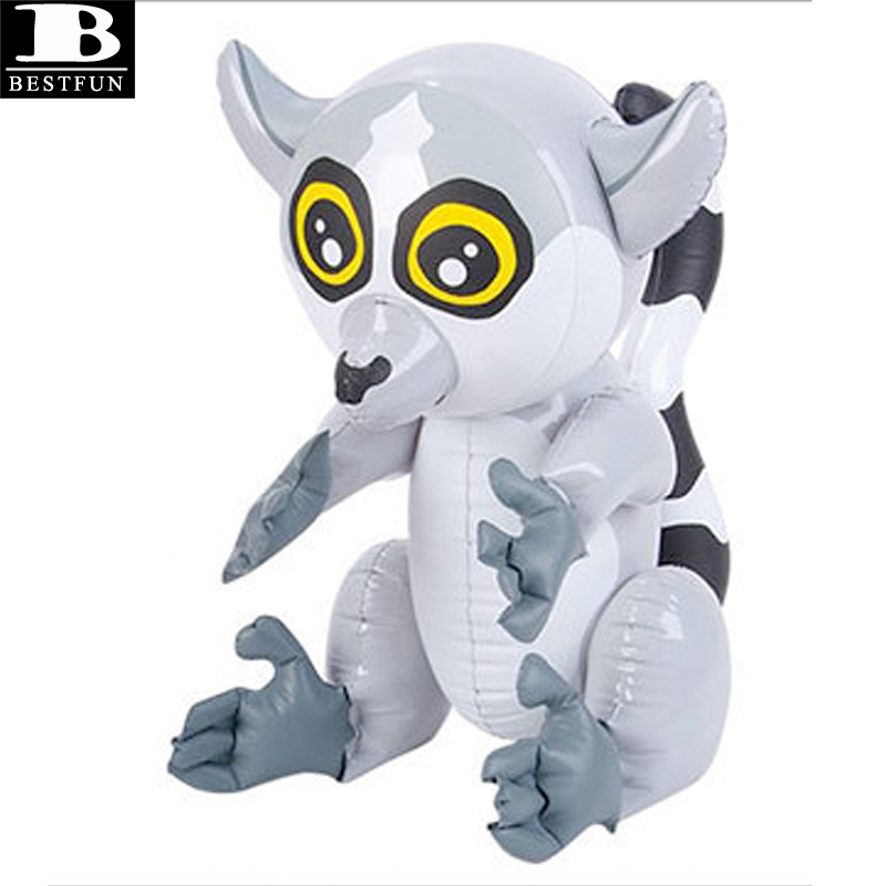 Детские надувные игрушки lemur на заказ, виниловые игрушки с животными, новинка, маленький надувной