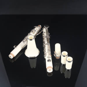 <span class=keywords><strong>Clarinete</strong></span> de plástico tono G alemán <span class=keywords><strong>clarinete</strong></span> niquelado <span class=keywords><strong>clarinete</strong></span> de 18 teclas adecuado para principiantes aceptar personalizar - Product Image 2