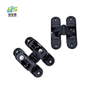 Bisagra Oculta Ajustable 2D con Logotipo Personalizado, Moderna, Negra, para Puerta con Capacidad de 60 kg, para Apartamento Bld-h01, Apertura de 110 Grados - Product Image 1