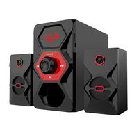 Altavoces con Estilo de Diseño Privado, Sistema de Sonido 2.1, Altavoces Multimedia, USB, FM, BT, Subwoofer