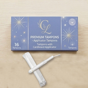 Kinzino - Tampones de Cartón Biodegradables y Desechables, Fibras de Algodón Orgánico, Higiene Femenina, Suaves, Ecológicos, Seguros para Fosas Sépticas - Product Image 2