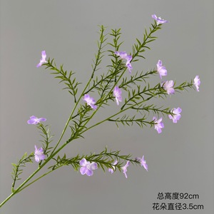Bouquet de fleurs artificielles sauvages en soie mélangée, écologique, pour mariage et décoration intérieure - Product Image 3