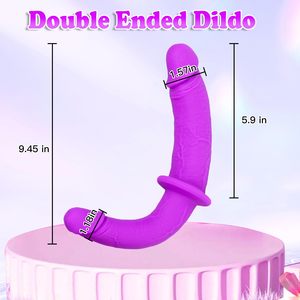 Strap On Dildo Dubbele Einde Dildo Siliconen Fantasie Lange Handen Vrije Masturbators Grote Anale Penis Vrouwelijke Volwassen Seksspeeltjes Voor Vrouwen - Product Image 2