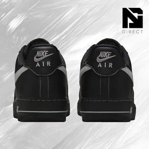 Nike Air Force 1 Low '07 'Black Wolf Grey' – Baskets respirantes et élégantes pour homme, style décontracté - Product Image 4