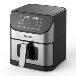 6L Stainless Steel Digital Healthy Multi Cooker Fryer Steak Chicken Rapid Air Oven Smart Fryers Air Fryer 6L Stainless - Product Image 1